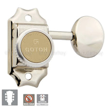 Carregar imagem no visualizador da galeria, NEW Gotoh SD90-05M MGT Vintage Locking Tuners Keys for Gibson Style 3x3 - NICKEL