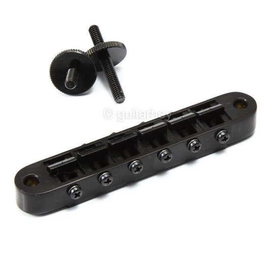 NEW Gotoh GE103B Nashville Tune-o-matic Bridge w/ Standard M4 Posts - BLACK