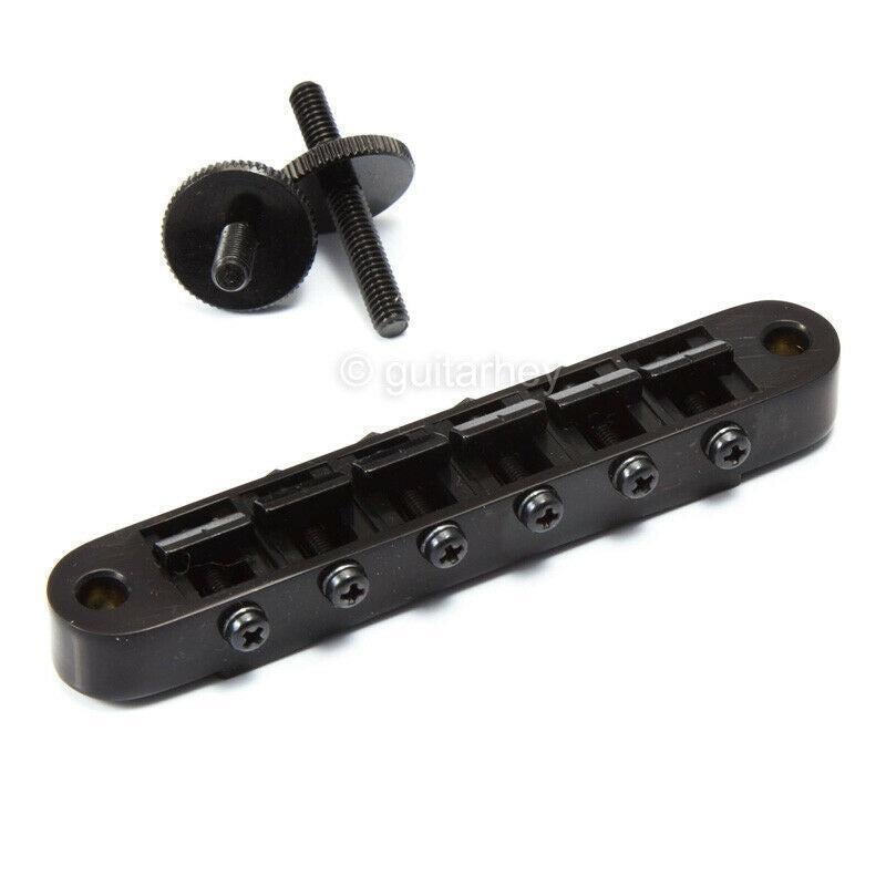NEW Gotoh GE103B Nashville Tune-o-matic Bridge w/ Standard M4 Posts - BLACK