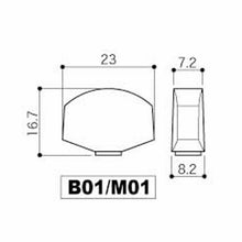 Carregar imagem no visualizador da galeria, NEW Gotoh SG381-M01 Guitar Tuning L3+R3 LARGE IVORY Buttons Set 3x3 - CHROME