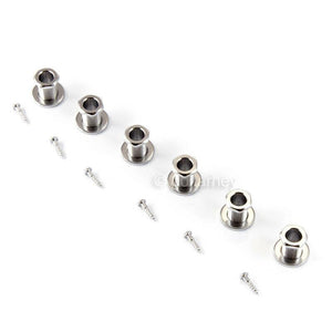 NEW Gotoh SG381-P2 Guitar Tuning L3+R3 LARGE AMBER Buttons Keys Set 3x3 - CHROME