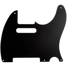 Load image into Gallery viewer, NEW BAKELITE Non-Beveled 5-Hole 1-Ply Pickguard for Fender Telecaster Tele BLACK