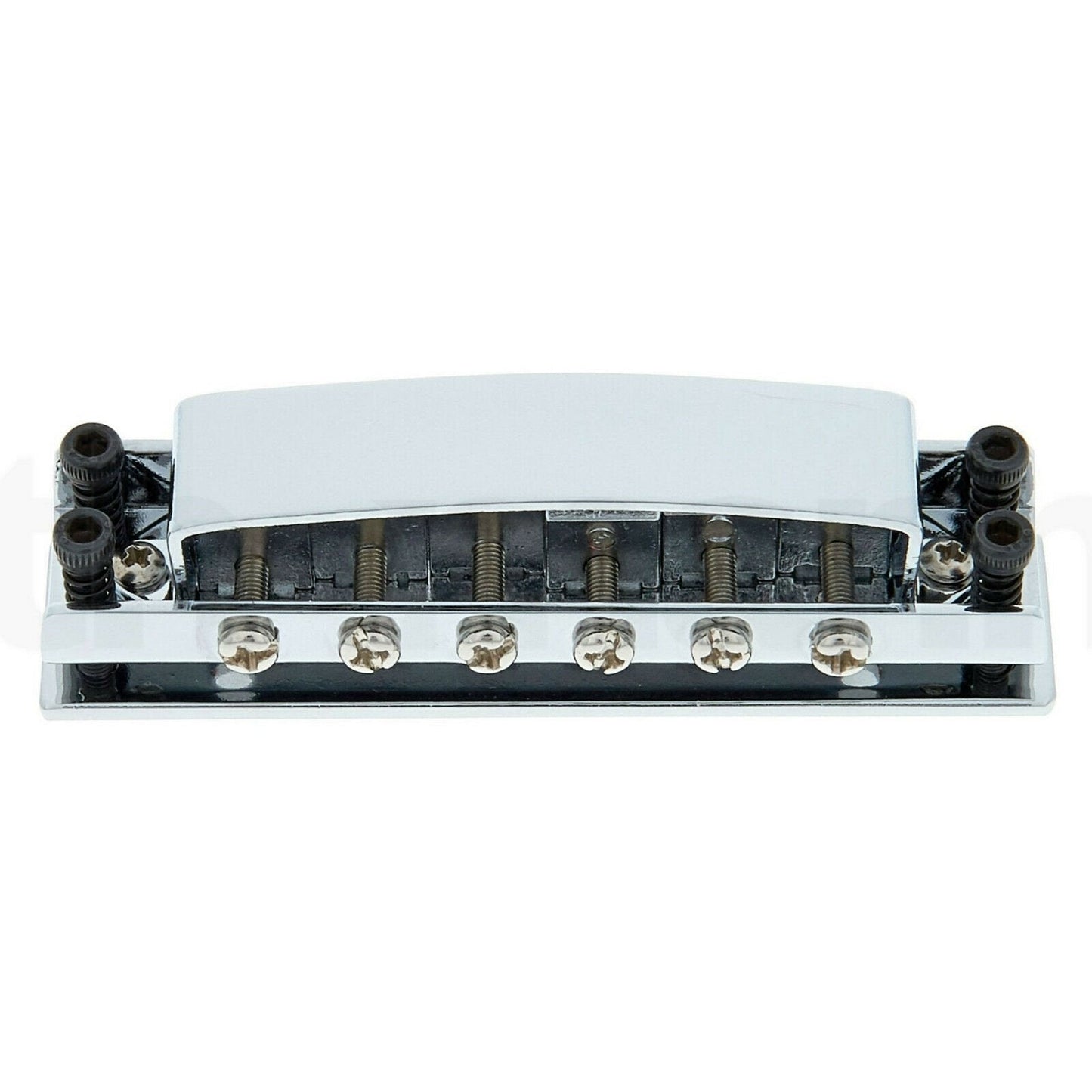 NEW Rickenbacker Style Covered Tunematic Guitar Bridge - CHROME