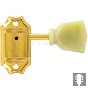 NEW Gotoh SD90-SL Tuners Set Tuning Keys Set L3+R3 w/ screws 3x3 - GOLD