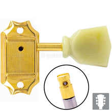 Load image into Gallery viewer, NEW Gotoh SD90-SL MG MAGNUM LOCKING Tuners L3+R3 Set KEYSTONE 3x3 - GOLD