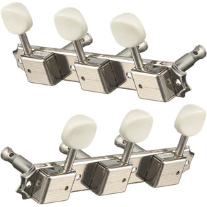 NEW Gotoh 3x3 "On a Plate" Vintage Deluxe Style Tuning Keys for Gibson - NICKEL