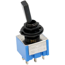 Carregar imagem no visualizador da galeria, NEW Black ON-OFF-ON 3-way DPDT Mini Toggle Switch for Guitar/Bass - Japan Made