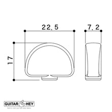 Load image into Gallery viewer, NEW Gotoh SG301-20 HAPM Adjustable Post Height Locking DOMED Buttons 3x3 - GOLD