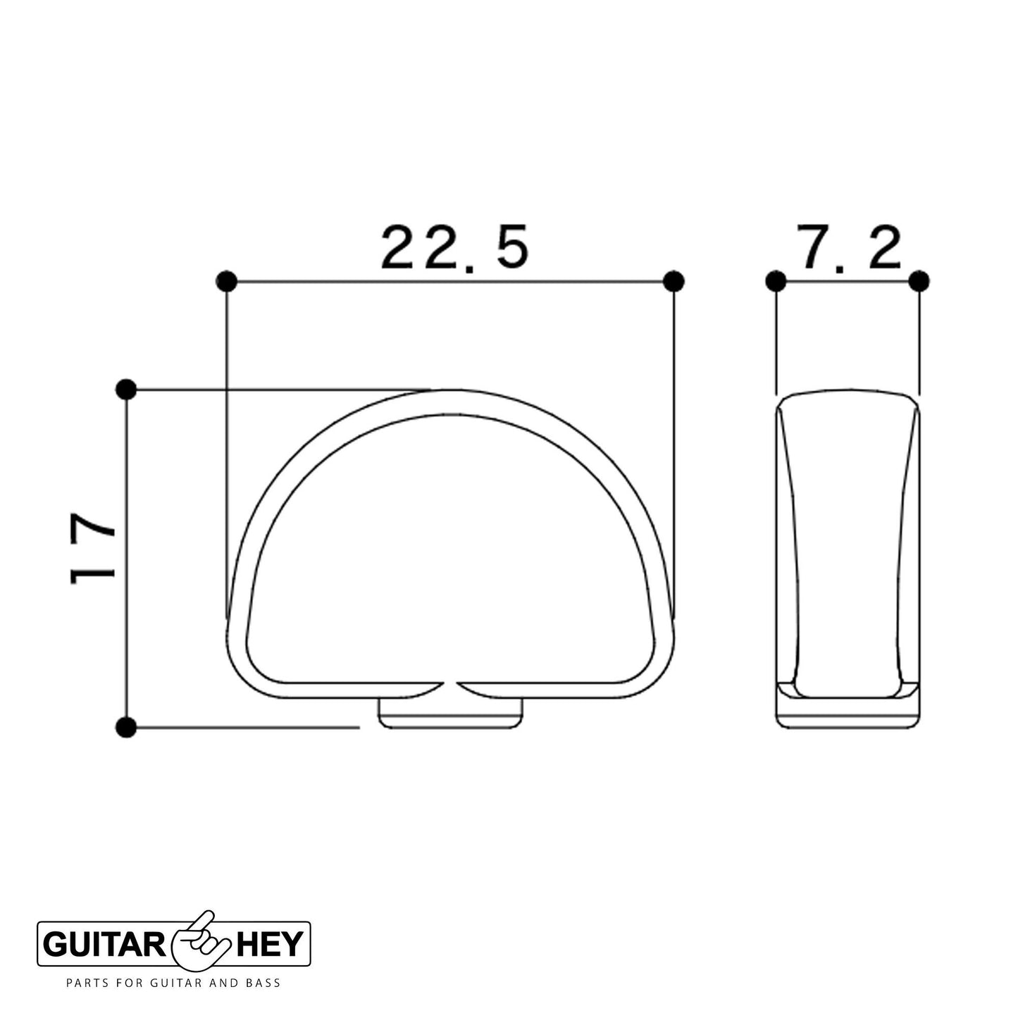 NEW Gotoh SG381-20 MGT Magnum Locking Trad Grover Style Button Set 3x3 - CHROME