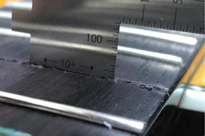 HOSCO Step Gauge for Guitar/Bass, Precise Multi Measurement Tool Stainless Steel