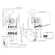 Load image into Gallery viewer, NEW Hipshot BT1 Bass Xtender Key Extender Detuner 20100N G&amp;L, REGULAR KEY NICKEL