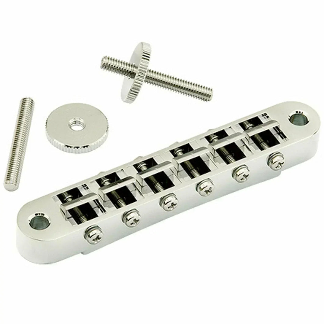 NEW Gotoh GE103B Nashville Tune-o-matic Bridge with Standard Posts - NICKEL