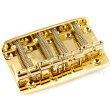 Carregar imagem no visualizador da galeria, Gotoh 203B-4 Bass Bridge 4-Strings Precision Jazz for Fender P Jazz Bass - GOLD