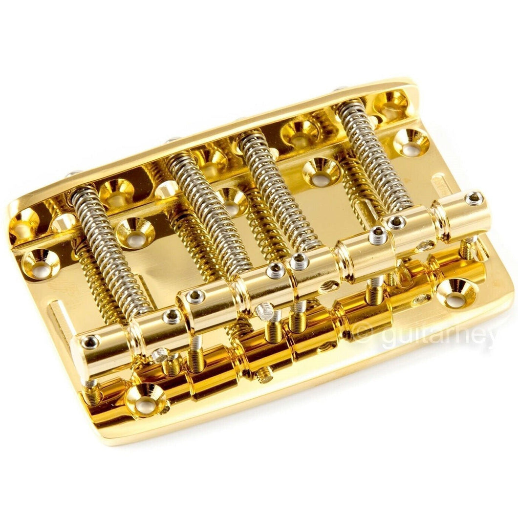 Gotoh 203B-4 Bass Bridge 4-Strings Precision Jazz for Fender P Jazz Bass - GOLD