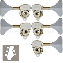 Carregar imagem no visualizador da galeria, NEW Hipshot USA HB6 3/8&quot; Ultralite® Bass Tuning Y Key L3+R2 Set - SATIN CHROME