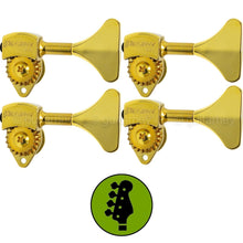 Load image into Gallery viewer, NEW Hipshot USA HB6 3/8&quot; Ultralite® Bass Tuning Bass Side 4 in Line Y Key - GOLD