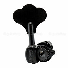 Load image into Gallery viewer, NEW (1) Hipshot USA HB6 1/2&quot; Ultralite® Bass Tuning BASS SIDE Clover Key - BLACK
