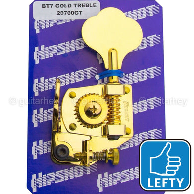 NEW Hipshot BT7 Bass Xtender Key TREBLE SIDE MIM Fender Extender Detuner - GOLD