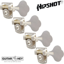 Load image into Gallery viewer, NEW Hipshot HB7 4 String 20710N Upgrade for Fender MIM Bass w/ Ferrules - NICKEL