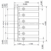 Load image into Gallery viewer, NEW Hipshot 5-String KICKASS High Mass Bass BRIDGE for Fender® Squier® - BLACK