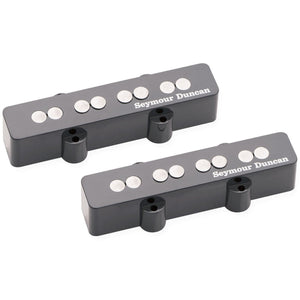 NEW Seymour Duncan SJB-3s Quarter-Pound Jazz Bass Pickup Set Alnico 5 - BLACK