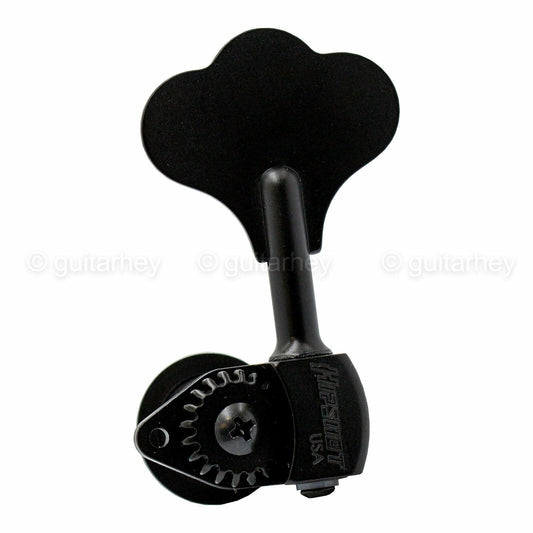NEW (1) Hipshot USA HB6 1/2" Ultralite® Bass Tuning TREBLE SIDE Clover Key BLACK