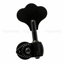 Carregar imagem no visualizador da galeria, NEW (1) Hipshot USA HB6 1/2&quot; Ultralite® Bass Tuning TREBLE SIDE Clover Key BLACK