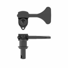 Load image into Gallery viewer, NEW Hipshot USA HB6 3/8&quot; Ultralite® Bass Tuning 4 in Line BASS SIDE Y, SET BLACK