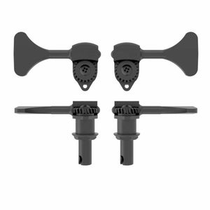 NEW Hipshot USA HB6 3/8" Ultralite® Bass Tuning L2+R2 - Y Key 2x2 SET - BLACK