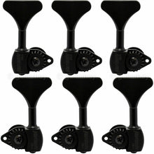 Load image into Gallery viewer, NEW Hipshot USA HB6 3/8&quot; Ultralite® Bass Tuning L3+R3 - Y Key 3x3 SET - BLACK