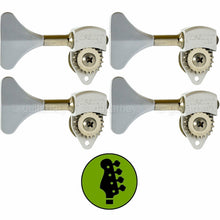 Carregar imagem no visualizador da galeria, NEW (4) Hipshot USA HB6 3/8&quot; Ultralite® Bass Tuning Y Key TREBLE - SATIN CHROME