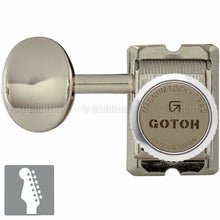 Load image into Gallery viewer, NEW Gotoh SD91-05M MGT Locking Tuners STAGGERED 6 in line LEFT-HANDED - NICKEL