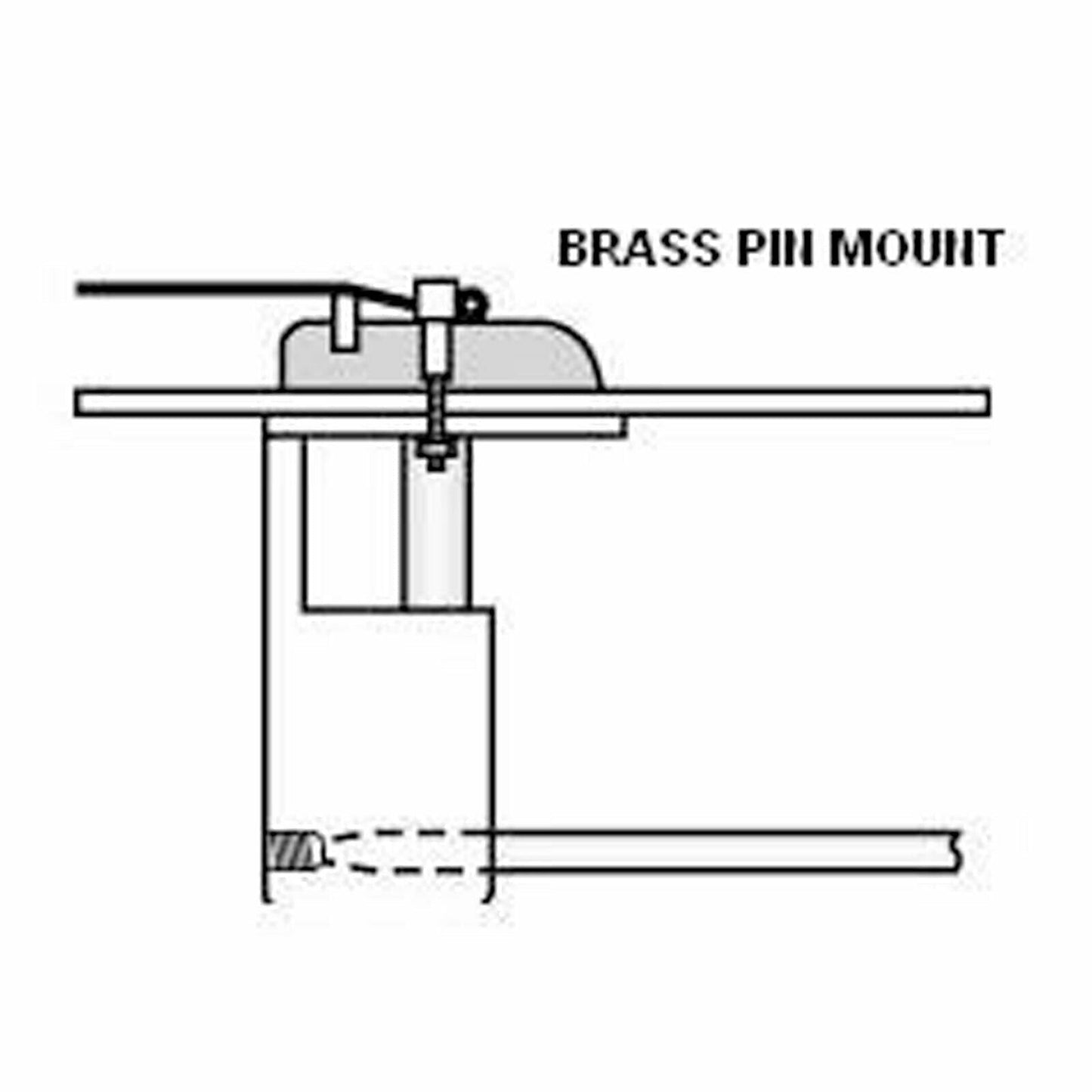 NEW Bridge Doctor JLD Brass Pin Mount for Bowed/Warped/Bellied Acoustic Guitar