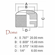 Load image into Gallery viewer, NEW (1) Q-Parts DOME Knob Single Chrome LEOPARD PEARL SHELL - KCD-0029