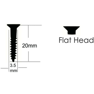 NEW (12) Gotoh Tele/Telecaster Guitar Bridge Mounting Screws 20mm Long - NICKEL