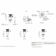 Load image into Gallery viewer, NEW Hipshot Grip-Locking Upgrade Open-Gear 6 in line STAGGERED w/ UMP - NICKEL