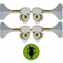 Carregar imagem no visualizador da galeria, NEW Hipshot USA HB6 1/2&quot; Ultralite® Bass Tuning Y Key L2+R2 Set - SATIN CHROME