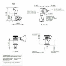 Carregar imagem no visualizador da galeria, NEW Hipshot Grip-Lock Open-Gear KEYSTONE Buttons UMP Upgrade Kit 3x3 SET - GOLD