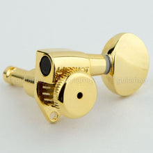 Load image into Gallery viewer, Hipshot Grip-Lock Open-Gear LARGE OVAL Buttons UMP Upgrade Kit 3x3 SET - GOLD