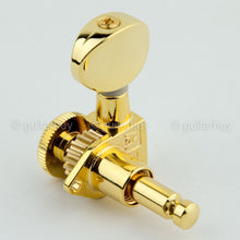 Load image into Gallery viewer, Hipshot Grip-Lock Open-Gear LARGE OVAL Buttons UMP Upgrade Kit 3x3 SET - GOLD