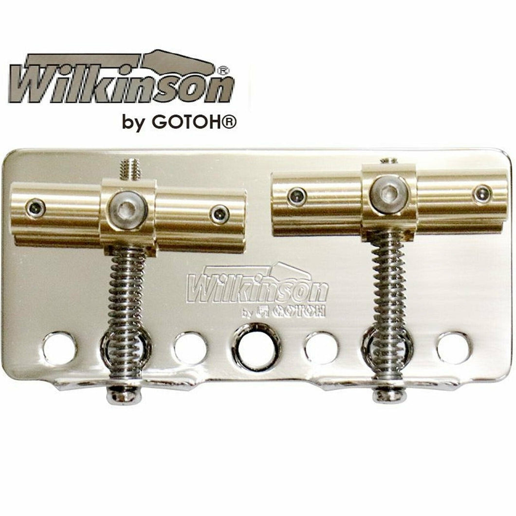 NEW Wilkinson GOTOH Bass Bridge WB2V-NS Compensated Brass Saddles 1950s P-Bass