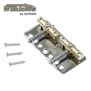 NEW Wilkinson GOTOH Bass Bridge WB2V-NS Compensated Brass Saddles 1950s P-Bass