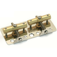 Load image into Gallery viewer, NEW Wilkinson GOTOH Bass Bridge WB2V-NS Compensated Brass Saddles 1950s P-Bass