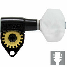 Carregar imagem no visualizador da galeria, NEW Hipshot Classic Upgrade Kit Open-Gear w Small PEARLOID Buttons 3x3 - BLACK