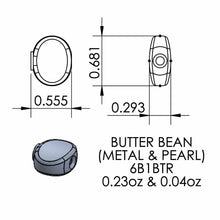 Load image into Gallery viewer, NEW Hipshot 6-in-Line TREBLE SIDE Locking Tuners STAGGERED - OVAL SATIN CHROME