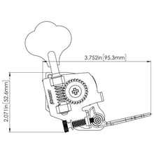 Load image into Gallery viewer, NEW Hipshot BT7 Bass Xtender Key for MIM Fender Extender Detuner - NICKEL