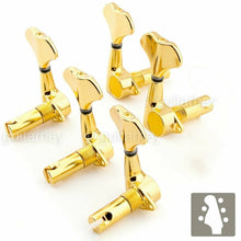 Load image into Gallery viewer, NEW Gotoh GB707 5-String Bass Machine Heads Set L2+R3 TUNERS 2x3 - GOLD