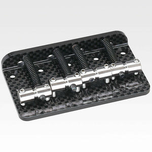 NEW Gotoh CBB-4 CARBON-O-LITE TITANIUM 4-String Bass Bridge for Fender® - BLACK