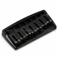 Load image into Gallery viewer, NEW Gotoh 510FX-7 String Hardtail Solid Brass w/ Steel Saddles 10.5mm - BLACK