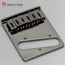 Carregar imagem no visualizador da galeria, NEW Gotoh GTC202 Telecaster Style Guitar Bridge Tele Steel Saddles - COSMO BLACK